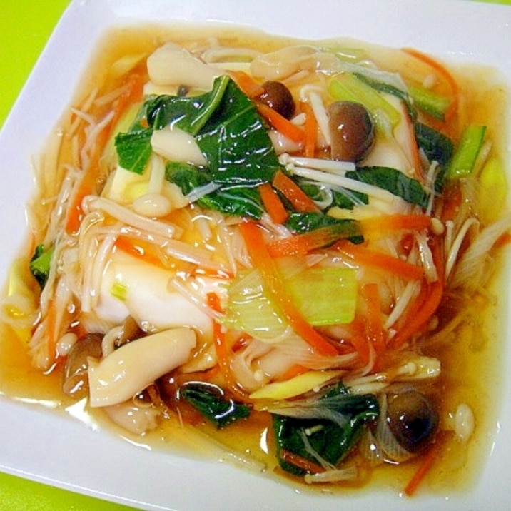 湯豆腐の野菜あんかけ